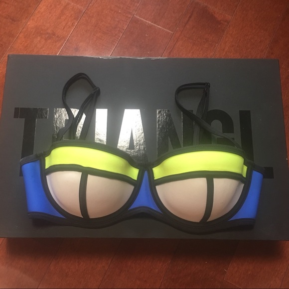 Poppy blue crush bikini top! - Picture 1 of 6